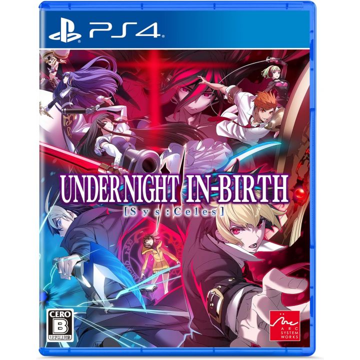 Arc System Works Under Night In-Birth II Sys Celes Playstation 4