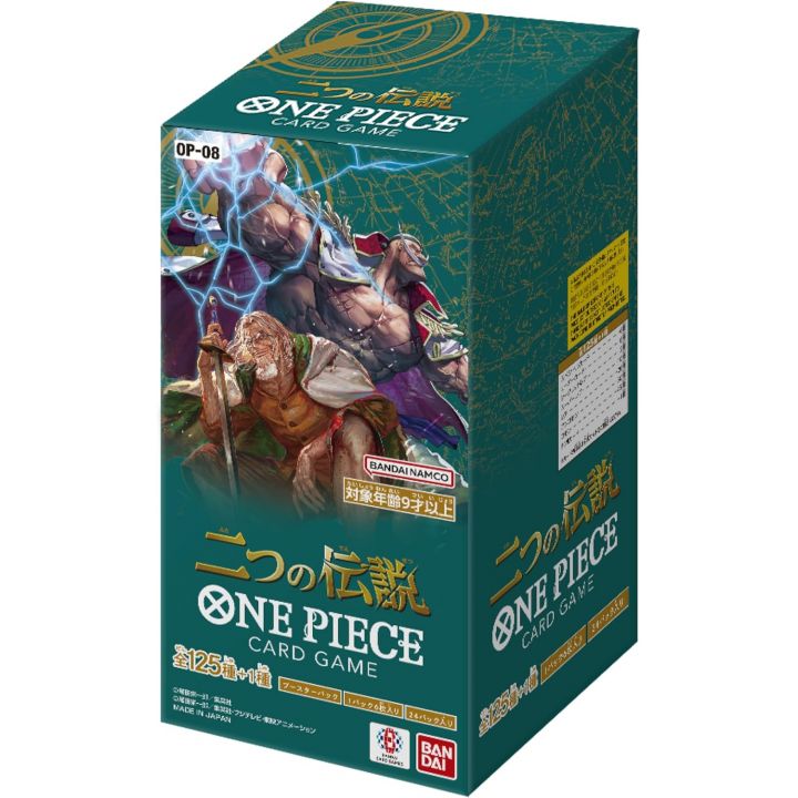 BANDAI ONE PIECE Card Game Booster Pack, Dos Leyendas OP-08 (Caja) 24 Pack