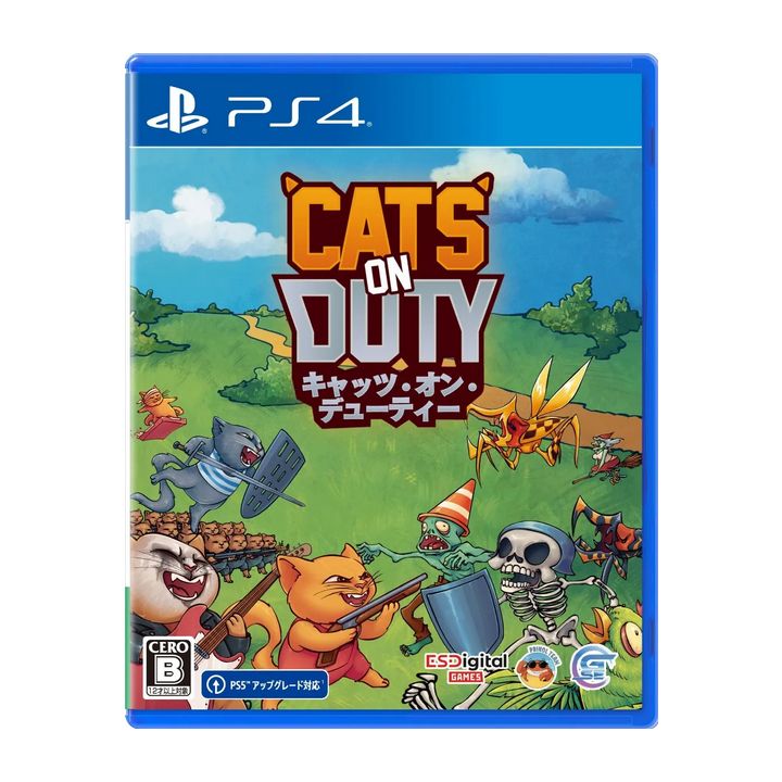 Fonte del gioco Cats on Duty PlayStation 4