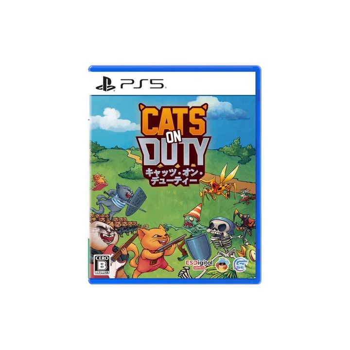 Fonte del gioco Cats on Duty PlayStation 5