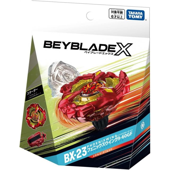 TAKARA TOMY BEYBLADE X Beyblade X BX-23 Starter Phoenix Wing 9-60GF Metal