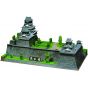 Doyusha 1/350 Japanese Castle Deluxe Kumamoto Castle Plastic Model DX-7 Molded Color