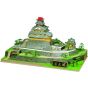 Doyusha 1/360 Japanese Castle Deluxe Azuchi Castle Plastic Model DX-6 Molded Color