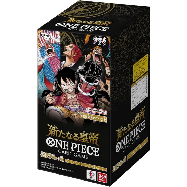 BANDAI OP-09 One Piece Il Nuovo Imperatore Gioco di Carte, Scatola 24 Pacchetti