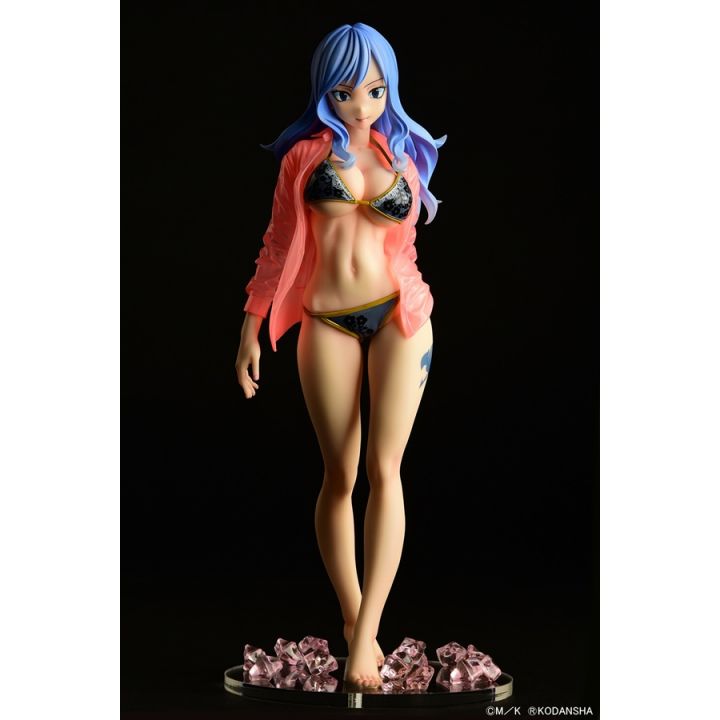 Orca Toys FAIRY TAIL Juvia Lockser 1/6 Gravure_Style, Sheer Wet Black Bikini