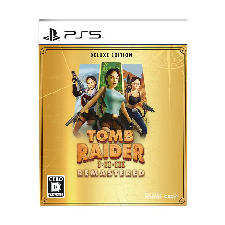 Aspyr Tomb Raider I-III Remastered Starring Lara Croft Deluxe Edition PlayStation 5