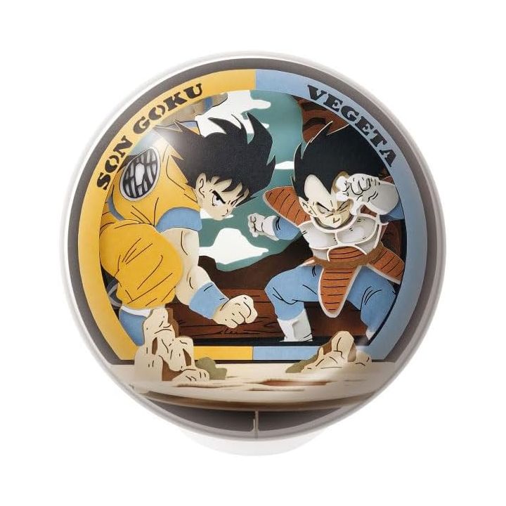 ENSKY Paper Theater Ball Dragon Ball Z PTB-15X Son Goku VS Vegeta