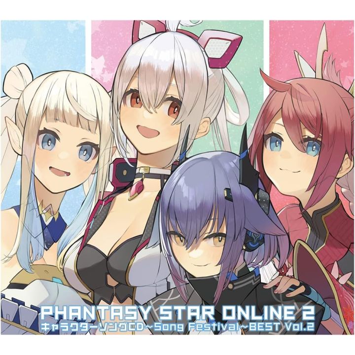 Frontier Works Phantasy Star Online 2 Character Song CD Song Festival BEST Vol 2 Deluxe Edition CD Game