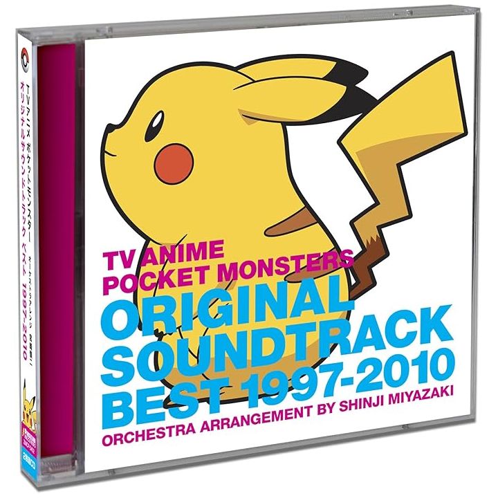 Media Factory TV Anime Pokémon Original Soundtrack Best 1997-2010 Orchestral Arrangements by Shinji Miyazaki CD Anime