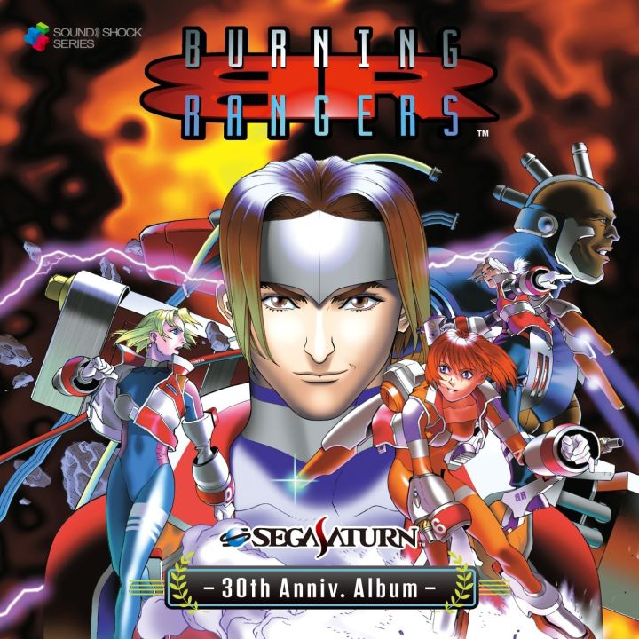 Wave Master Burning Rangers Segasaturn 30th Anniv Album CD Game