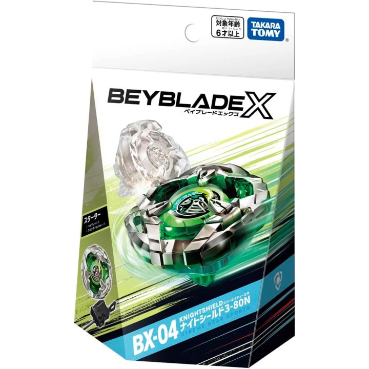 Takama Tomy Beyblade X BX 04 Starter Night Shield 3 80N