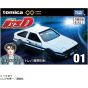 Tomica Takara Tomy Tomica Premium Unlimited 01 Initial D AE86 Toreno Takumi Fujiwara