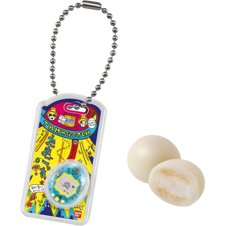 Bandai Tamagotchi Okashi Egg Bolo with Package Charm Box of 12 Shokugan Egg Bolo with Chocolate