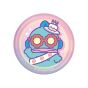 Yamano Shigyou Hangyodon Secret Aurora Can Badge Hangyodon 40th Anniversary