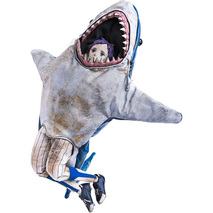 Threezero Dorohedoro FigZero Ebisu Peace Sharks Mascot Version Figure