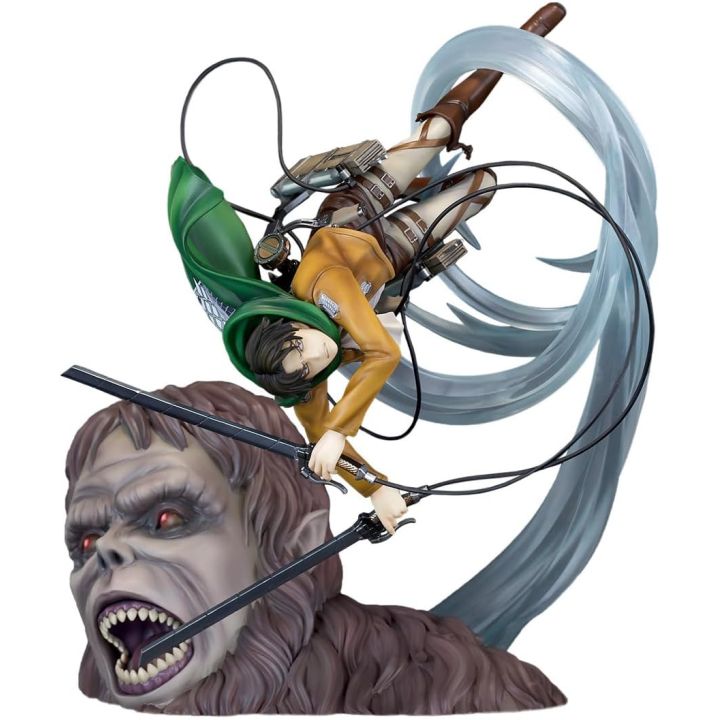 Proof Attack on Titan Figure Levi vs Beast Titan Ver Figure