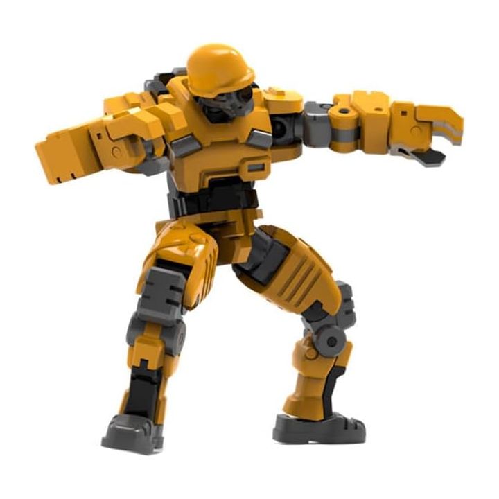 WARRIORS WORKSHOP REMNANT DOME SERIES WWS-O-01/04 MATCH SOLDIER/INDUSTRIAL SOLDIERS YELLOW 1/30 SCALE  PLASTIC MODEL KIT