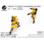 WARRIORS WORKSHOP REMNANT DOME SERIES WWS-O-01/04 MATCH SOLDIER/INDUSTRIAL SOLDIERS YELLOW 1/30 SCALE  PLASTIC MODEL KIT