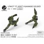 WARRIORS WORKSHOP REMNANT DOME SERIES WWS-O-01/04 MATCH SOLDIER/INDUSTRIAL SOLDIERS GREEN 1/30 SCALE PLASTIC MODEL KIT