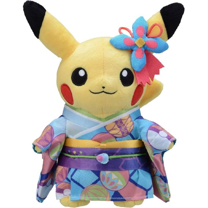 Pokemon Center Original Plush Kaga Kimono Pikachu Pokemon Center Kanazawa Plush