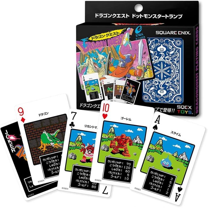 Square Enix Dragon Quest Dot Monster Playing Cards