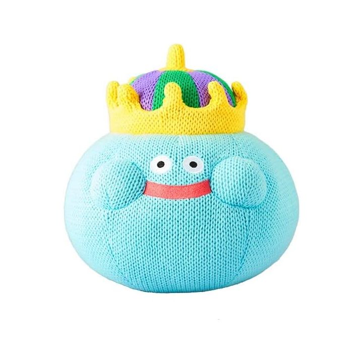 Square Enix Dragon Quest Smile Slime Knitted Plush King Slime