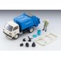 TomyTec 1/64 Scale Tomica Limited Vintage NEO TLV-N343a Mitsubishi Fuso Canter Garbage Truck White / Blue