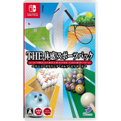 D3 Editore IL Taikan ! Pacchetto sport Tennis, Bowling, Golf, Biliardo NINTENDO SWITCH