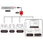 Columbus Circle für Switch / PS4 Super Converter Controller Korrespondenz für Switch / PS4 / WiiU / Wii