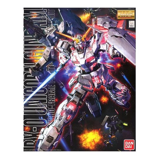 BANDAI MG Mobile Suit Gundam UC - Master Grade RX-0 UNICORN GUNDAM Modello Kit Figura (Gunpla)