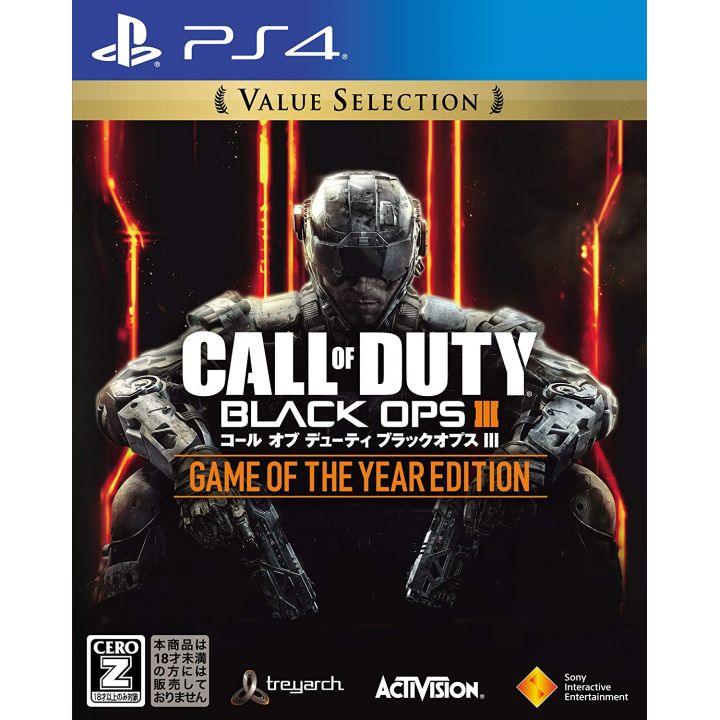 Call of Duty Black OPS III GIOCO DELL'ANNO Edizione Selezione Valore SONY PS4 PLAYSTATION 4