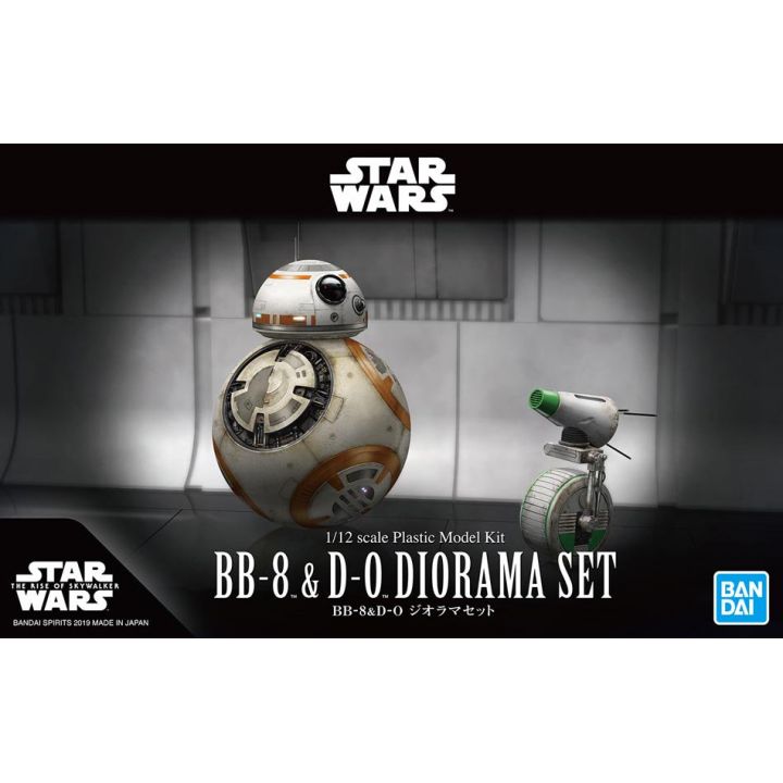 BANDAI Star Wars BB-8 & D-O Diorama Set di modellismo in plastica