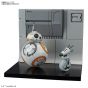 BANDAI Star Wars BB-8 & D-O Diorama Set di modellismo in plastica