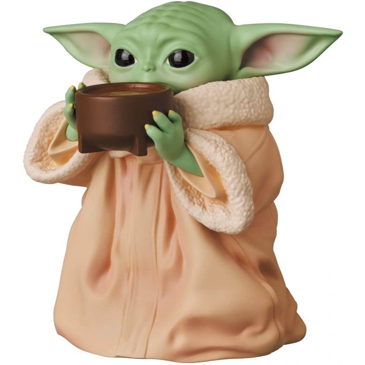 MEDICOM TOY - UDF "Star Wars: El Mandaloriano" - Grogu El Niño (Bebé Yoda) Bebida