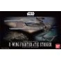 BANDAI Star Wars U-Wing Fighter & Tie Striker Kit de maquetas de plástico