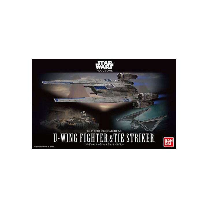 BANDAI Star Wars U-Wing Fighter & Tie Striker Kit de maquetas de plástico