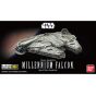 BANDAI Star Wars - Vehículo Halcón Milenario 006 Plastic Model Kit