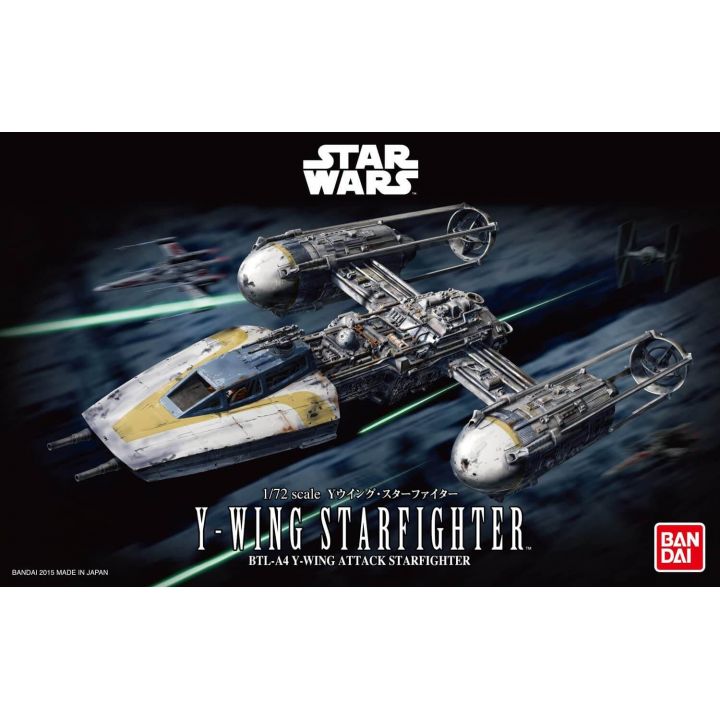 BANDAI Star Wars Y-Wing Fighter 1/72 Plastic Model Kit