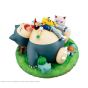 Mostro tascabile della serie G.E.M. di MegaHouse - Figura di Pokemon che dorme con Kabigon (Ronflex)