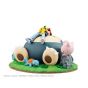 Mostro tascabile della serie G.E.M. di MegaHouse - Figura di Pokemon che dorme con Kabigon (Ronflex)