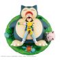 Mostro tascabile della serie G.E.M. di MegaHouse - Figura di Pokemon che dorme con Kabigon (Ronflex)