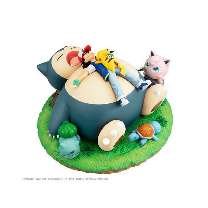 Mostro tascabile della serie G.E.M. di MegaHouse - Figura di Pokemon che dorme con Kabigon (Ronflex)