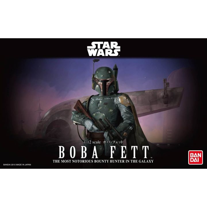 BANDAI Star Wars Boba Fett 1/12 Plastic Model Kit