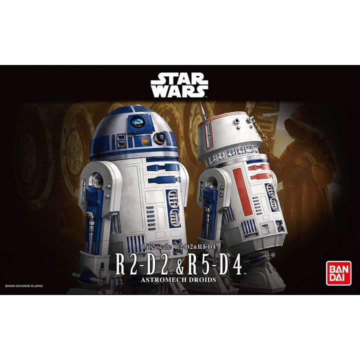 BANDAI Star Wars R2-D2 & R5-D4 Set Modelismo Plástico