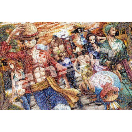 ENSKY  ONE PIECE Landing 1000 Piece Mosaic Art Jigsaw Puzzle 1000586