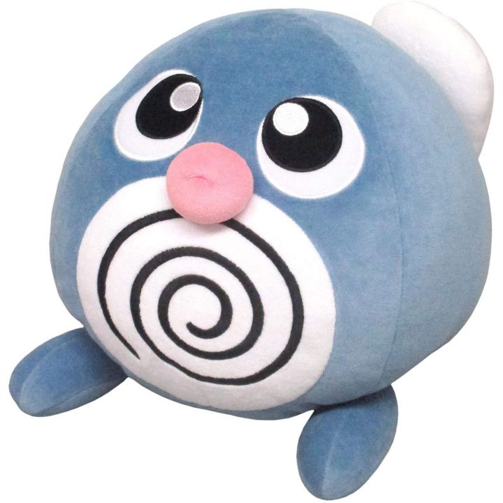 Sanei Pokemon Collection PZ58 Nyoromo (Poliwag) Mochi Fuwa Cushion