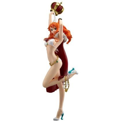 BANDAI - ONE PIECE STAMPEDE - FLAG DIAMOND SHIP NAMI Figur