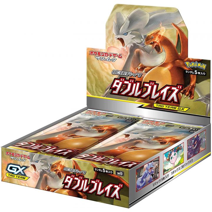 POKEMON CARD Sun & Moon (Tag Team GX) Pack de Expansión de Refuerzo - Double Blaze BOX