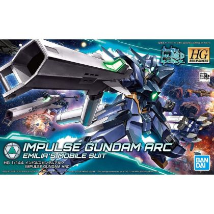 BANDAI HGBD Mobile Suit Gundam Build Divers - Kit di modellini del Mobile Suit di Impulse Gundam Arc Emilia