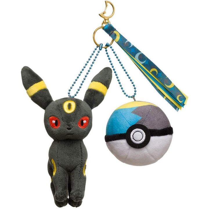 Pokemon Center Pair Mascot BALL FREAK Blacky x Lune Ball (Noctali)